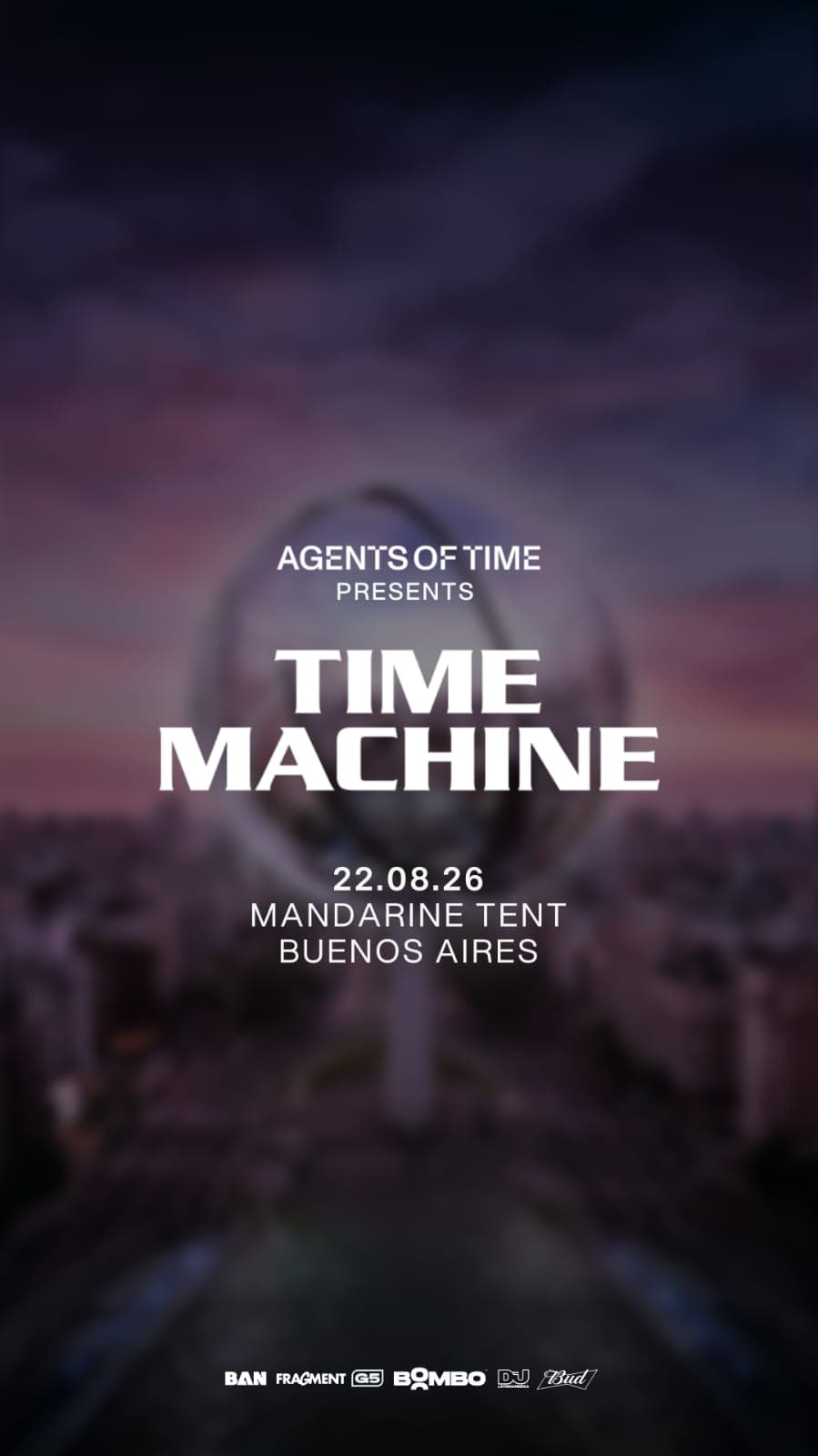 Flyer de AGENTS OF TIME